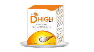 D HIGH sachets (Cholecalciferol Vitamin D 60000 Iu Sachets)