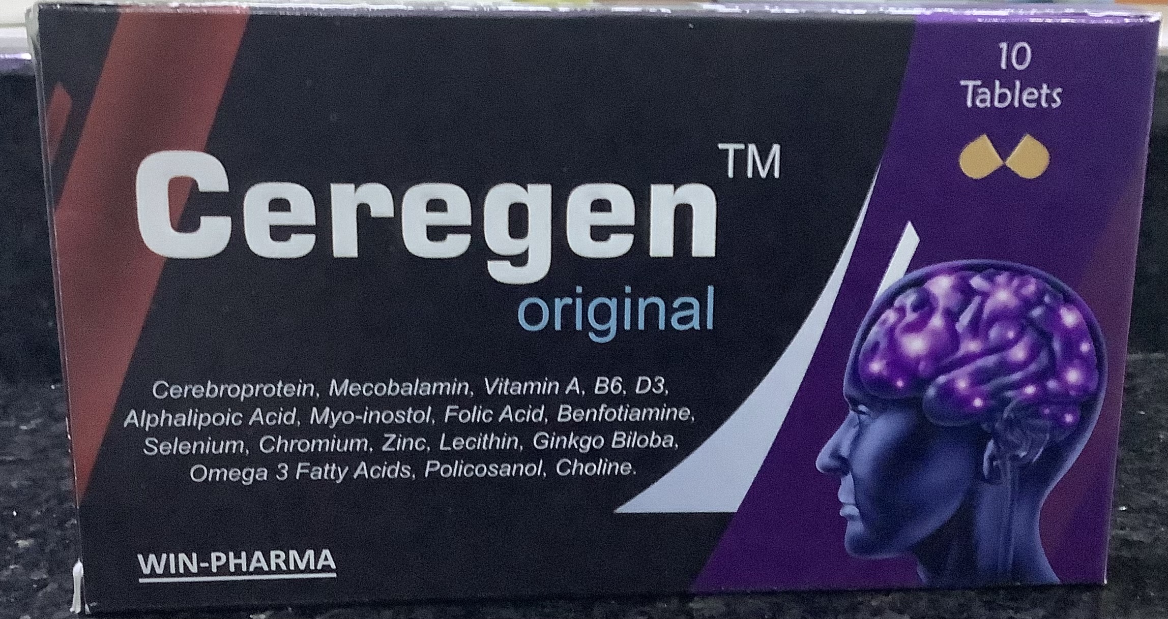 Ceregen (Cerebroprotein, Mecobalamin, Vitamins Tablets)