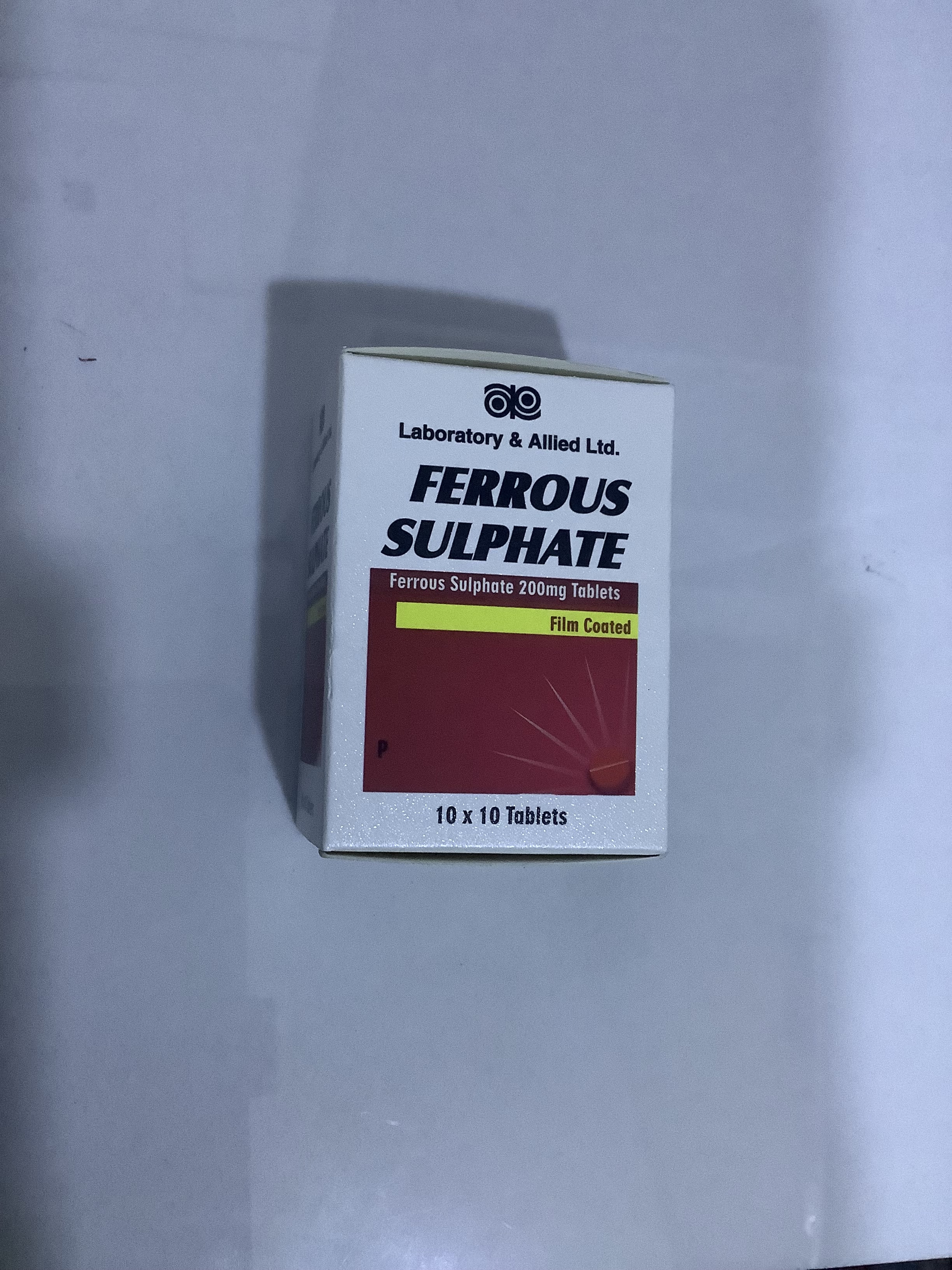 Ferrous Sulphate 200Mg Tablets