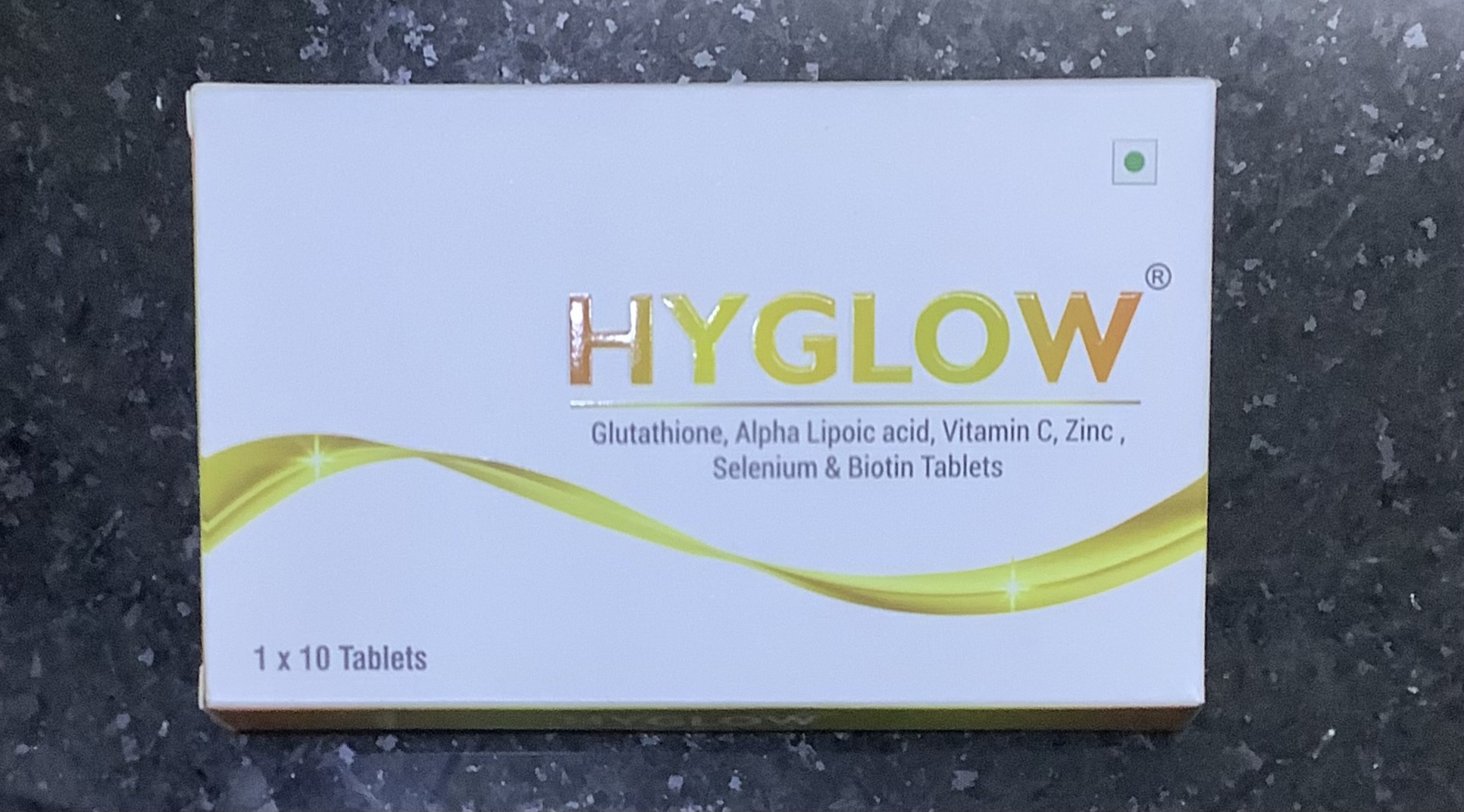 Hyglow (Glutathione, Alpha Lipoic Acid, Vitamin C, Zinc, Selenium, Biotin Tablets)
